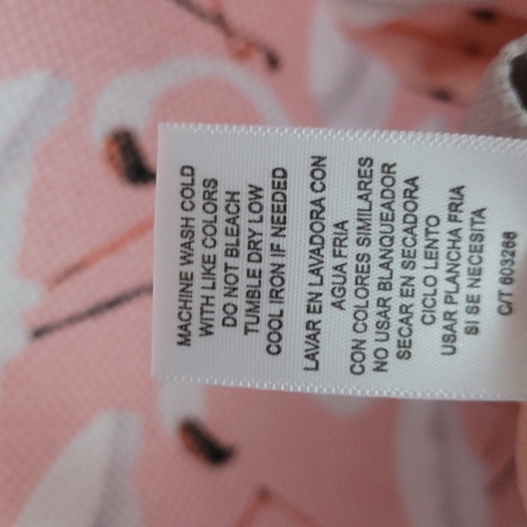 NWOT Julian Taylor flamingo dress - Picture 9 of 11